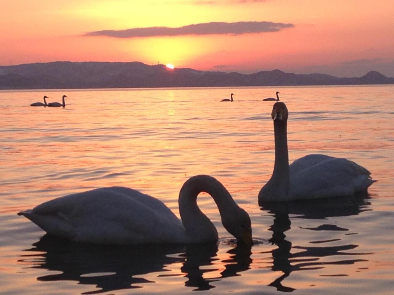 Lakeside Banko Otel Inawashiro Dış mekan fotoğraf